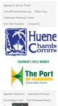 Mobile Screenshot of huenemechamber.com
